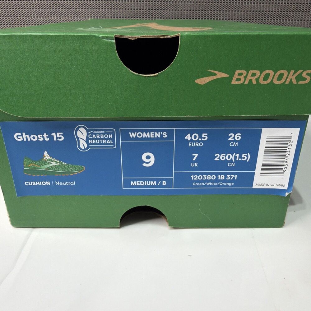 Rare Brooks Ghost 15 Run Lucky St. Patrick’s Day Shamrocks Women’s Size 9 EUC! - Picture 7 of 8